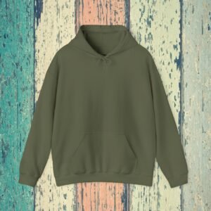 Unisex military green Heavy Blend Hooded