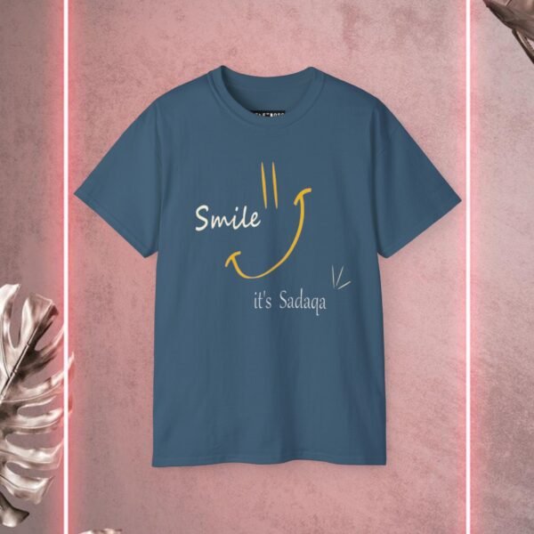 Smile is sadaqa Unisex Ultra Cotton Tee - Image 13