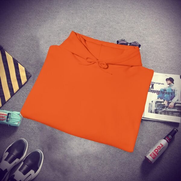 Unisex orange Heavy Blend Hooded - Image 4