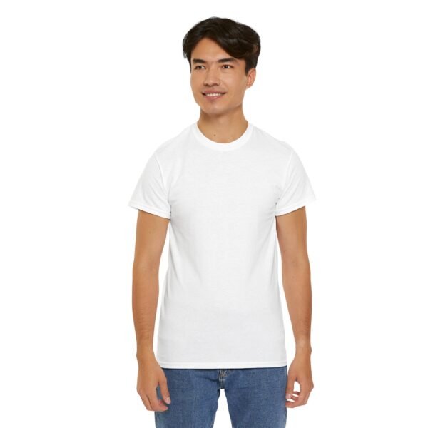 White color Unisex Tee - Image 16