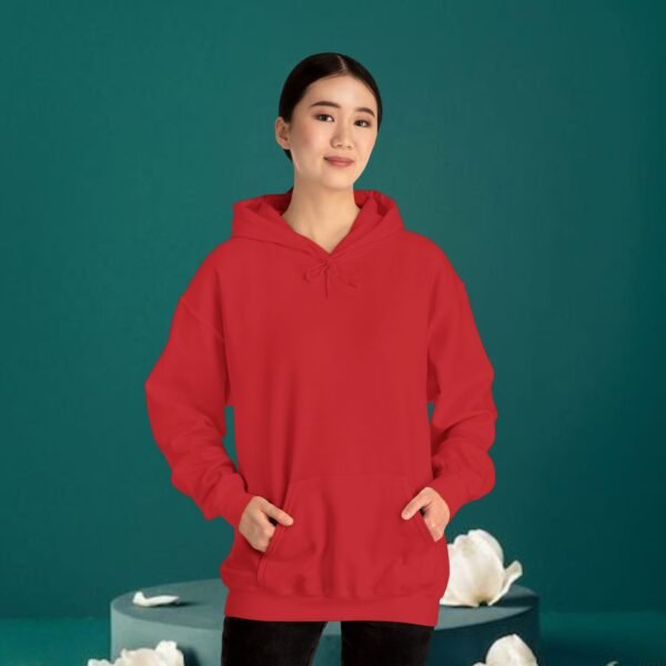 Unisex red Heavy Blend Hooded - Image 8