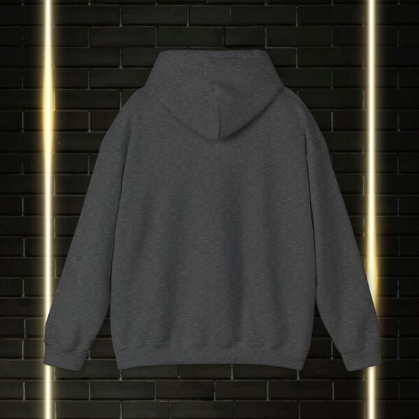 Unisex dark heather Heavy Blend Hooded - Image 2
