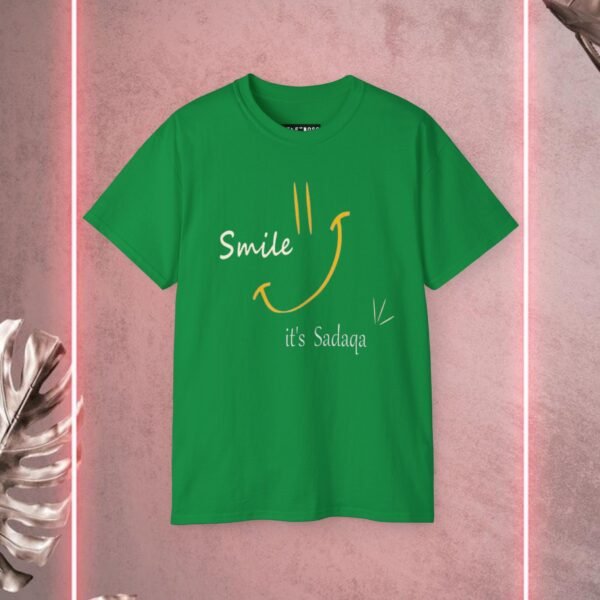 Smile is sadaqa Unisex Ultra Cotton Tee - Image 9