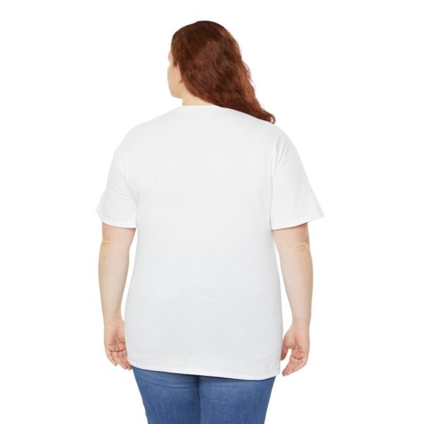White color Unisex Tee - Image 17