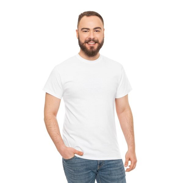 White color Unisex Tee - Image 23