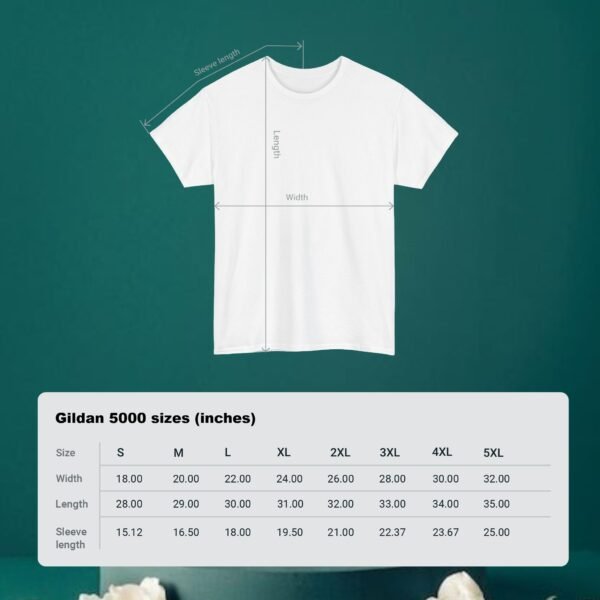 White color Unisex Tee - Image 11