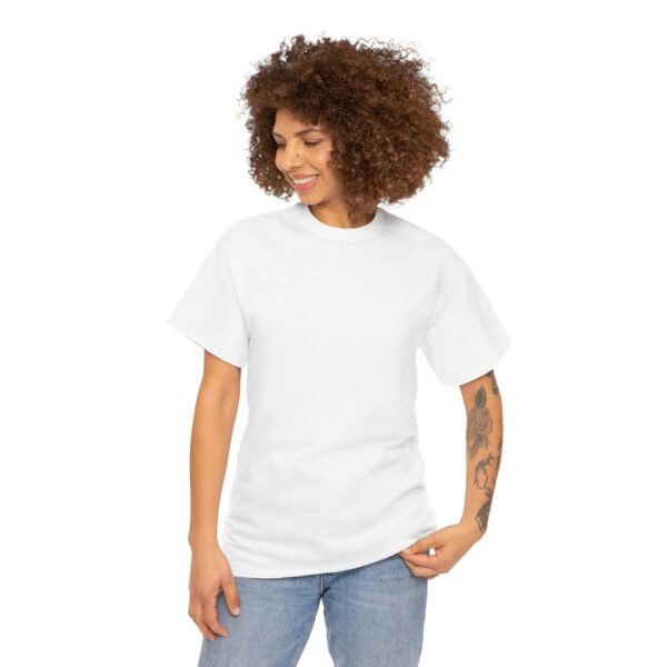 White color Unisex Tee - Image 25