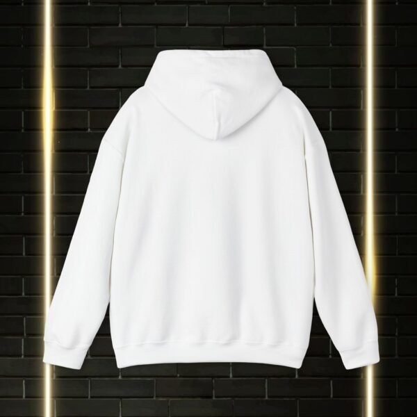Unisex White Heavy Blend Hooded - Image 2
