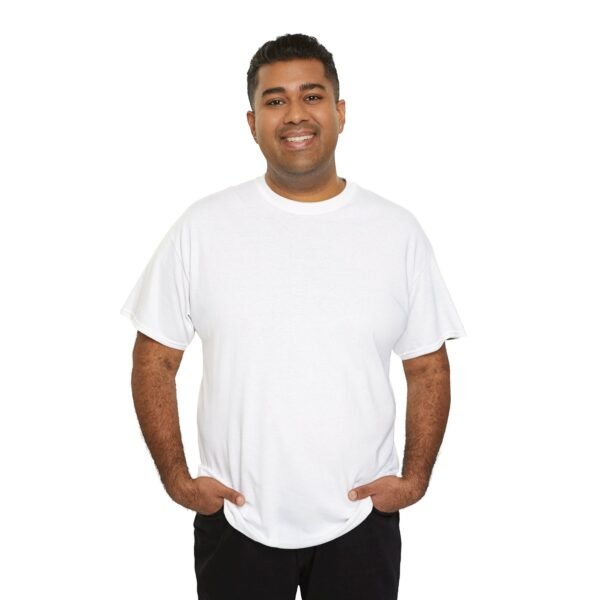 White color Unisex Tee - Image 18