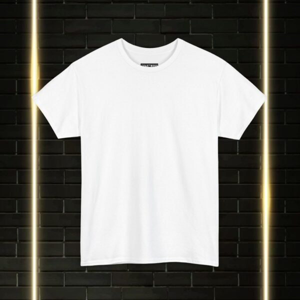White color Unisex Tee - Image 4