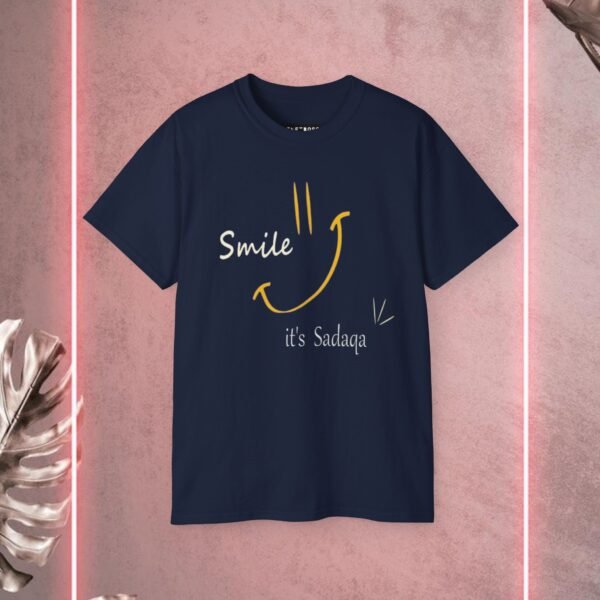 Smile is sadaqa Unisex Ultra Cotton Tee - Image 21