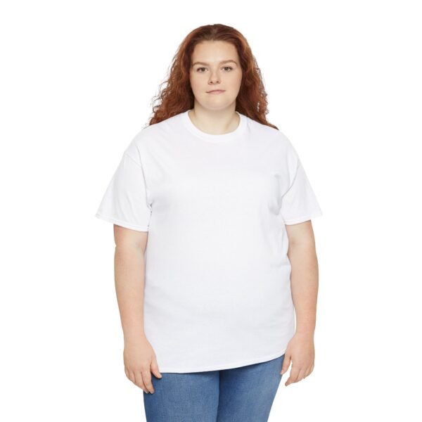 White color Unisex Tee - Image 26