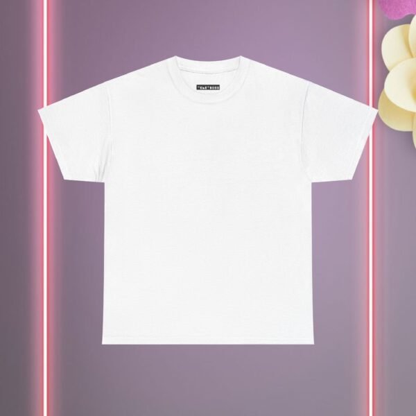 White color Unisex Tee - Image 2