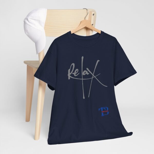 Unisex Heavy Cotton Tee - Relax Design for Casual Comfort - Image 4