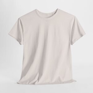 ice grey color unisex Cotton Tee