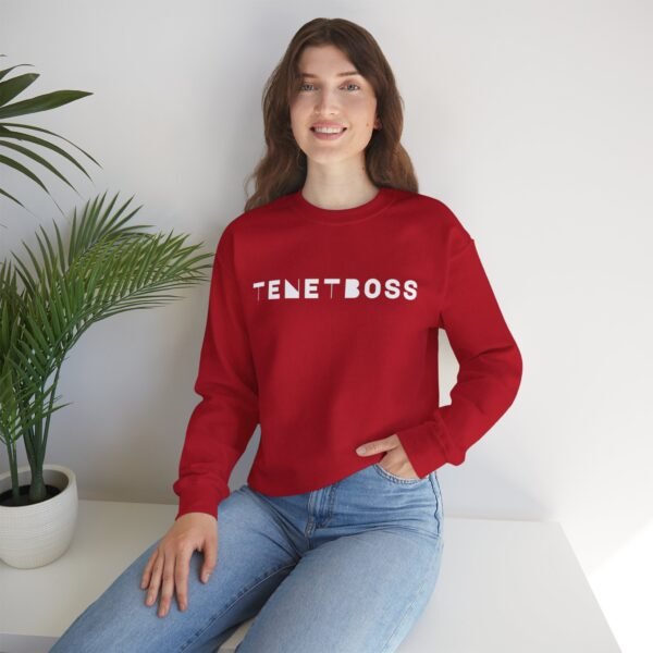 Trendy Unisex Crewneck Sweatshirt - 'TENETBOSS' Graphic - Image 32