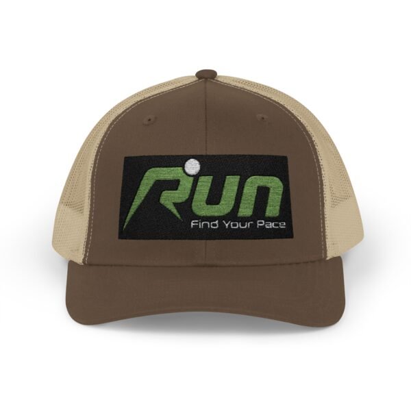 RUN Snapback Trucker Cap - Find Your Pace, Perfect for Runners and Outdoor Enthusiasts - Image 37