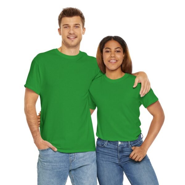 Green color (Turf Green ,Antique Irish Green ,Irish Green) unisex Cotton Tee - Image 9