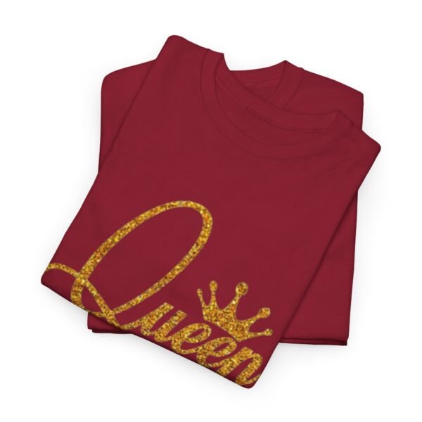 Queen Glitter Unisex Heavy Cotton Tee - Image 8