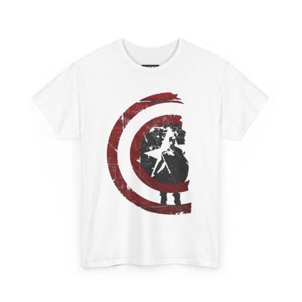 Vintage-Inspired Unisex Heavy Cotton Tee with Retro Graphic - Image 2