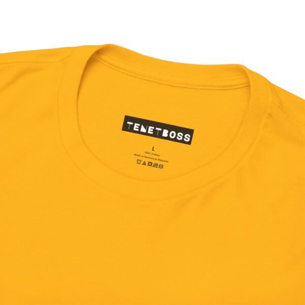 Gold color unisex Cotton Tee - Image 6