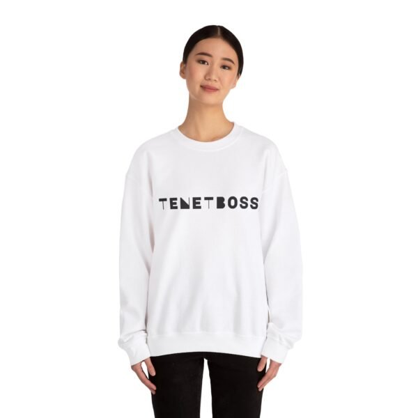 Unisex Crewneck Sweatshirt - Trendy TENETBOSS Design - Image 4