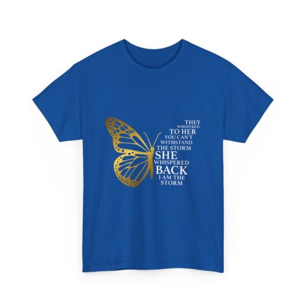 Empowering Butterfly Quote Unisex Heavy Cotton Tee - Image 2