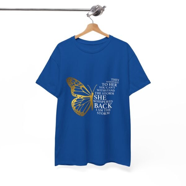 Empowering Butterfly Quote Unisex Heavy Cotton Tee - Image 4