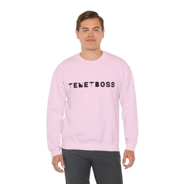 Trendy Unisex Crewneck Sweatshirt - 'TENETBOSS' Statement Piece - Image 16