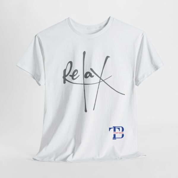 Unisex Heavy Cotton Tee - Relax Design for Casual Comfort - Image 7