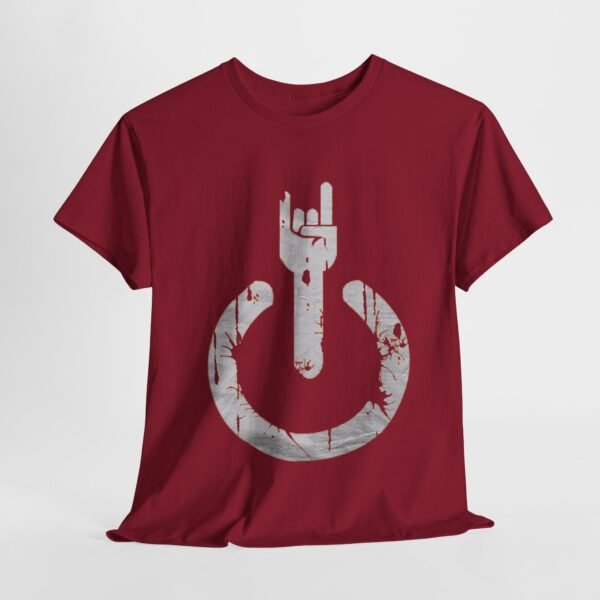 Rock On Unisex Heavy Cotton Tee - Music Lover's Graphic T-Shirt - Image 11