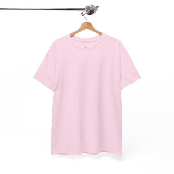 Light pink color unisex Cotton Tee - Image 2