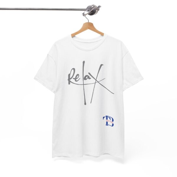 Unisex Heavy Cotton Tee - Relax Design for Casual Comfort - Image 8