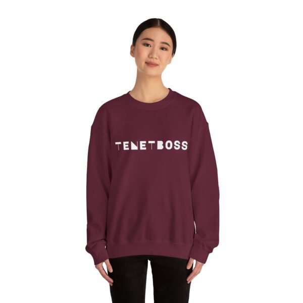 Trendy Unisex Crewneck Sweatshirt - TENETBOSS Design for Casual Comfort - Image 4