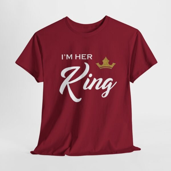 I'm Her King Unisex Heavy Cotton Tee | Perfect Gift for Partners