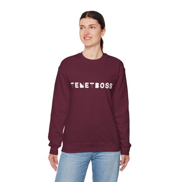 Trendy Unisex Crewneck Sweatshirt - TENETBOSS Design for Casual Comfort - Image 7