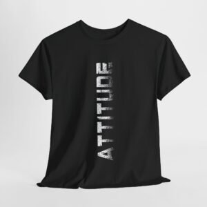 Attitude Unisex Heavy Cotton Tee - Casual Streetwear Shirt