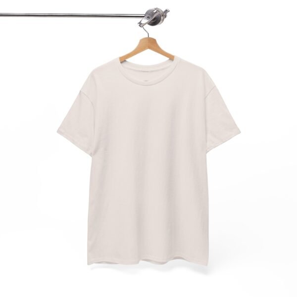 ice grey color unisex Cotton Tee - Image 2