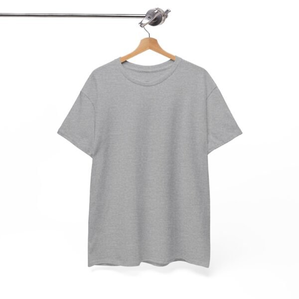 Sport grey color unisex Cotton Tee - Image 2