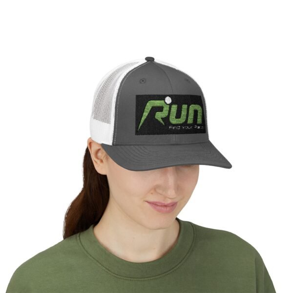 RUN Snapback Trucker Cap - Find Your Pace, Perfect for Runners and Outdoor Enthusiasts - Image 11