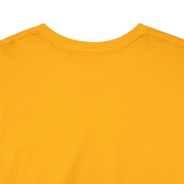 Gold color unisex Cotton Tee - Image 7