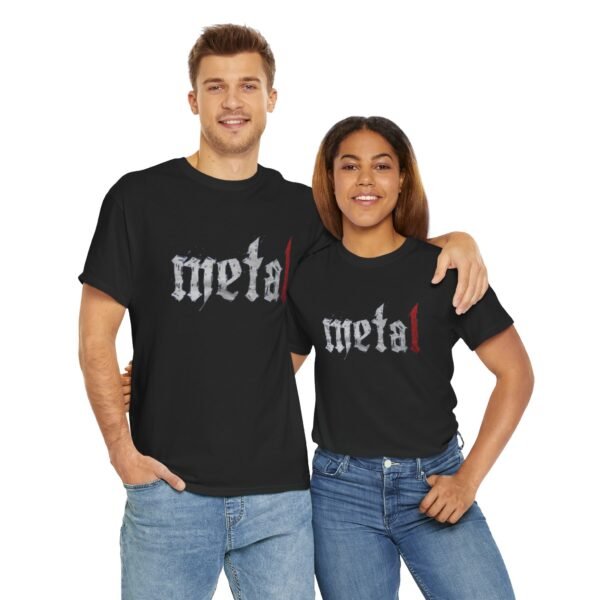 Unisex Heavy Cotton Tee - Metal Music Graphic Tee - Image 9