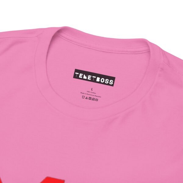 Girls Heavy Cotton Tee: Bold 'MATE' Graphic Tee for Casual Style - Image 4