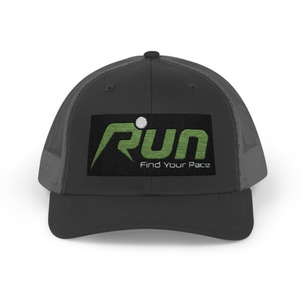 RUN Snapback Trucker Cap - Find Your Pace, Perfect for Runners and Outdoor Enthusiasts - Image 13