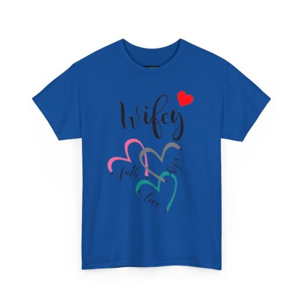 Wifey Hearts Unisex Heavy Cotton Tee - Faith, Love, and Friendship - Image 11