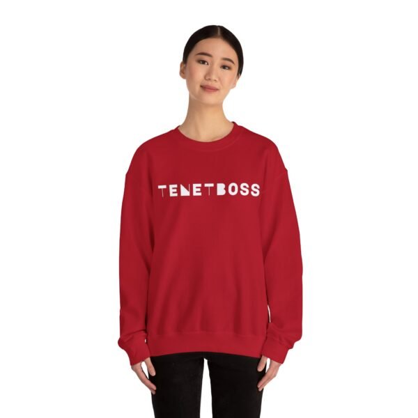 Trendy Unisex Crewneck Sweatshirt - 'TENETBOSS' Graphic - Image 26