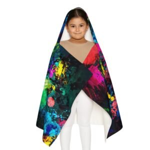 Vibrant Youth Hooded Towel for Pool and Beach Fun