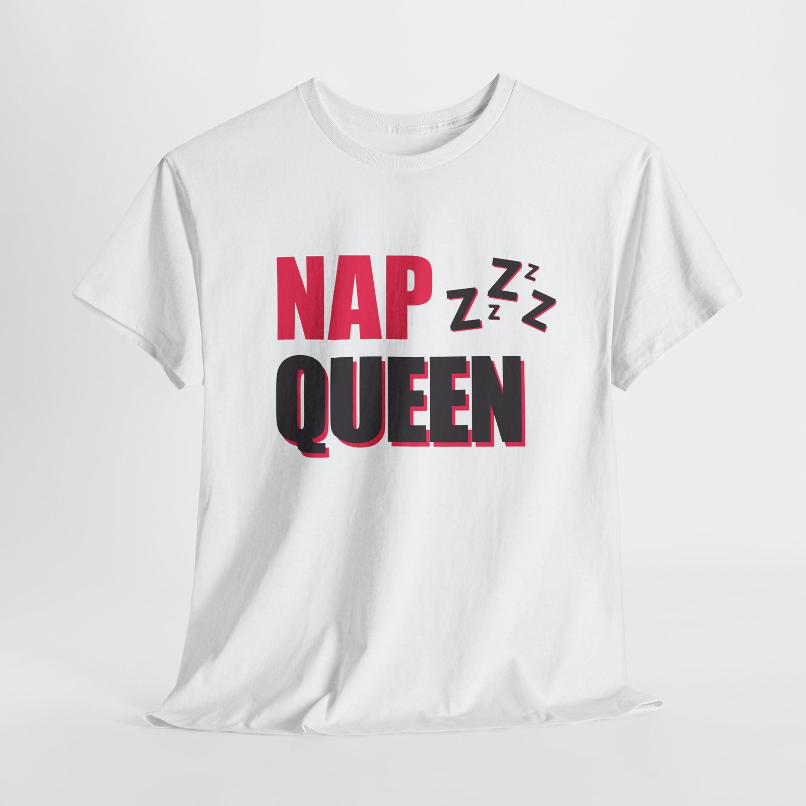 Nap Queen girls Heavy Cotton Tee - Relaxation & Comfort Wear