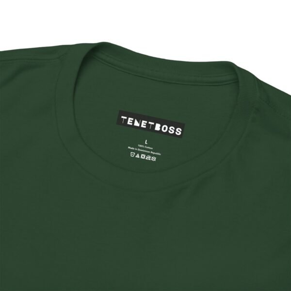 Forest Green color unisex Cotton Tee - Image 6