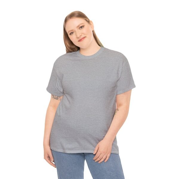 Sport grey color unisex Cotton Tee - Image 11